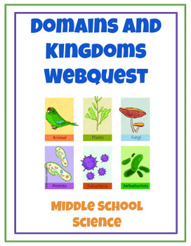 Preview of Domains and Kingdoms Webquest