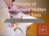 Domains of Child Development Pre- and Post-Tests