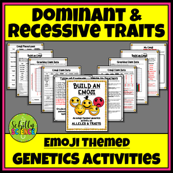 Preview of Dominant and Recessive Traits - Build an Emoji Genetics