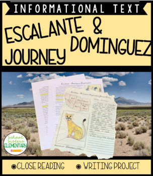 Preview of Dominguez & Escalante Journey Close Reading & Writing Activity