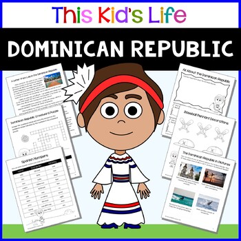 Preview of Dominican Republic Country Study: Reading Writing + Google/PPT Distance Learning