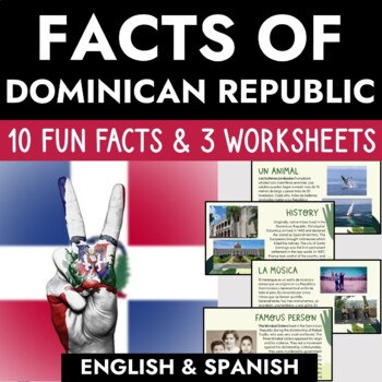 Preview of Dominican Republic Fact Lesson Bundle