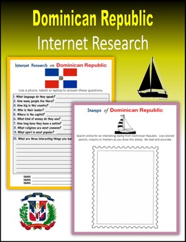 Preview of Dominican Republic - Internet Research Activity