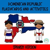Dominican Republic flashcards and coloring activities
