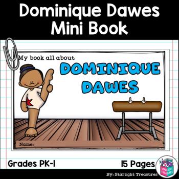 Preview of Dominique Dawes Mini Book for Early Readers: Women's History Month