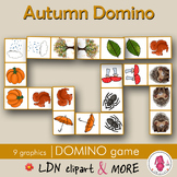 FALL / AUTUMN Domino game, easy prep! A fun learning activ