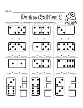 Domino Addition - Differentiated by LIVIN' IN A VAN DOWN BY THE RIVER