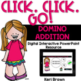 Domino Addition Interactive PowerPoint Math Center - Click