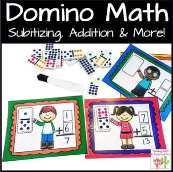 Preview of Domino Addition - Math Addition Centers