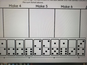 Preview of Domino Addition Sort