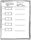 Domino Addition Student Answer Sheets