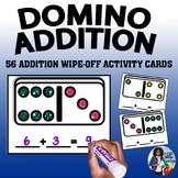 Domino Addition Wipe Off Activity Cards