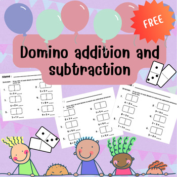 Preview of Domino Addition and Subtraction