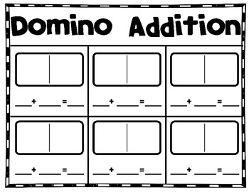 Domino Addition and Subtraction FREEBIE by Khrys Greco | TpT