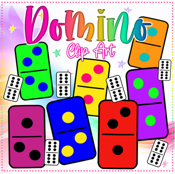 Preview of Domino | Clip Art Illustration | Manipulatives | Graphics