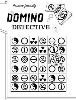 Preview of Domino Detective 1 Printer-friendly version