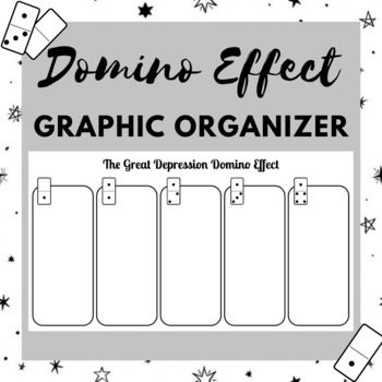 Preview of Domino Effect Graphic Organizer