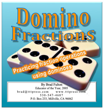 Preview of Domino Fractions: Practicing Addition, Subtraction, Multiplication, and Division