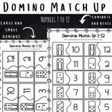Domino Match Up Numbers 1 to 12
