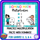 Domino Math Multiplication Facts Practice of 1, 2, and 5 B