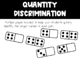 Domino Math for Beginning quantity discrimination