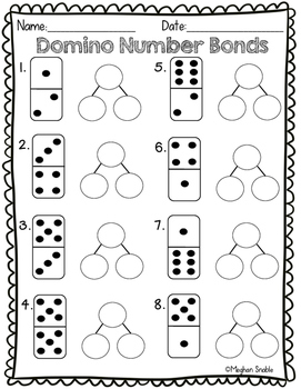 Domino Number Bond Math Activity- Engage New York Supplement by Meghan