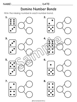 Domino Number Bonds Mental Math Activity (1-10), Kindergarten Morning ...