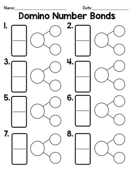 Domino Number Bonds by Ms Carrillo | Teachers Pay Teachers