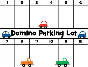 Domino Parking Lot Game by IEPreschool | Teachers Pay Teachers
