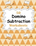 Domino Math Worksheets: Subtraction