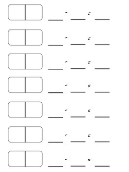 Domino Subtraction by Miss Roach | Teachers Pay Teachers