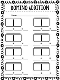 Blank Domino and Dice Recording Sheets {Addition & Subtraction}