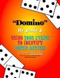 "Domino" by Jessie J Figurative Language Poetic Devices Activity