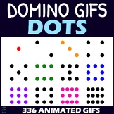 Domino dots GIFs - Animated Clipart - Dominoes and Dice