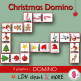 CHRISTMAS Domino game, easy prep! A fun learning activity,