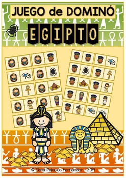 Preview of Dominó juego ANTIGUO EGIPTO / Domino game ANCIENT EGYPT