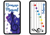 Domino musical con colores