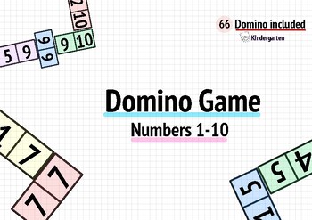 Preview of Domino numbers 1-10