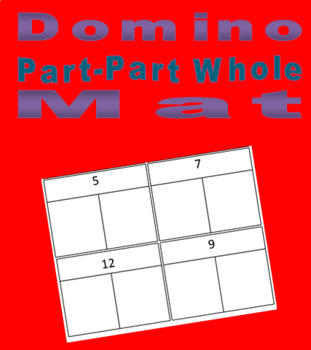 Preview of Domino part-part whole mat center