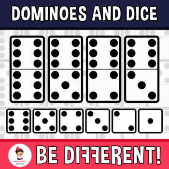 Dominoes And Dice Clipart