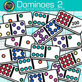 Dominoes Clipart Images: 200 Cute Colorful Math Game Clip 