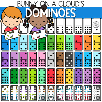 Dominoes Clipart By Bunny On A Cloud By Bunny On A Cloud Tpt