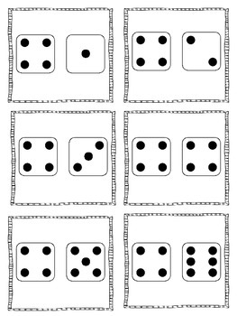 Dominoes and Dice Mini Cards by Jamie Neely | Teachers Pay Teachers