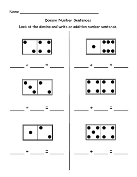Preview of Dominos math - addition