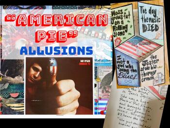 Preview of Don McLean's "American Pie" Fun Foldable