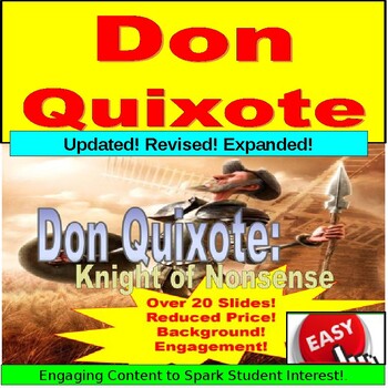 Preview of Don Quixote Ultimate PowerPoint, Google Slides