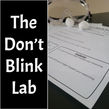 Preview of Don't Blink Lab (Reflexes, Nervous System, Data Collection, etc.)