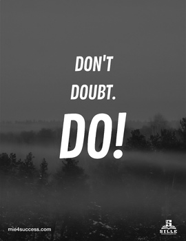 Preview of Don't Doubt-Poster (b&w)