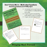 Don't Fence Me In: Student worksheet and STEM project with