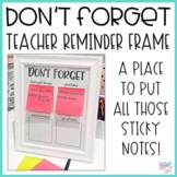 Don't Forget Reminder Frame EDITABLE